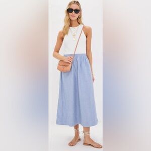 TUCKERNUCK NWT Blue Stripe Athena Skirt
